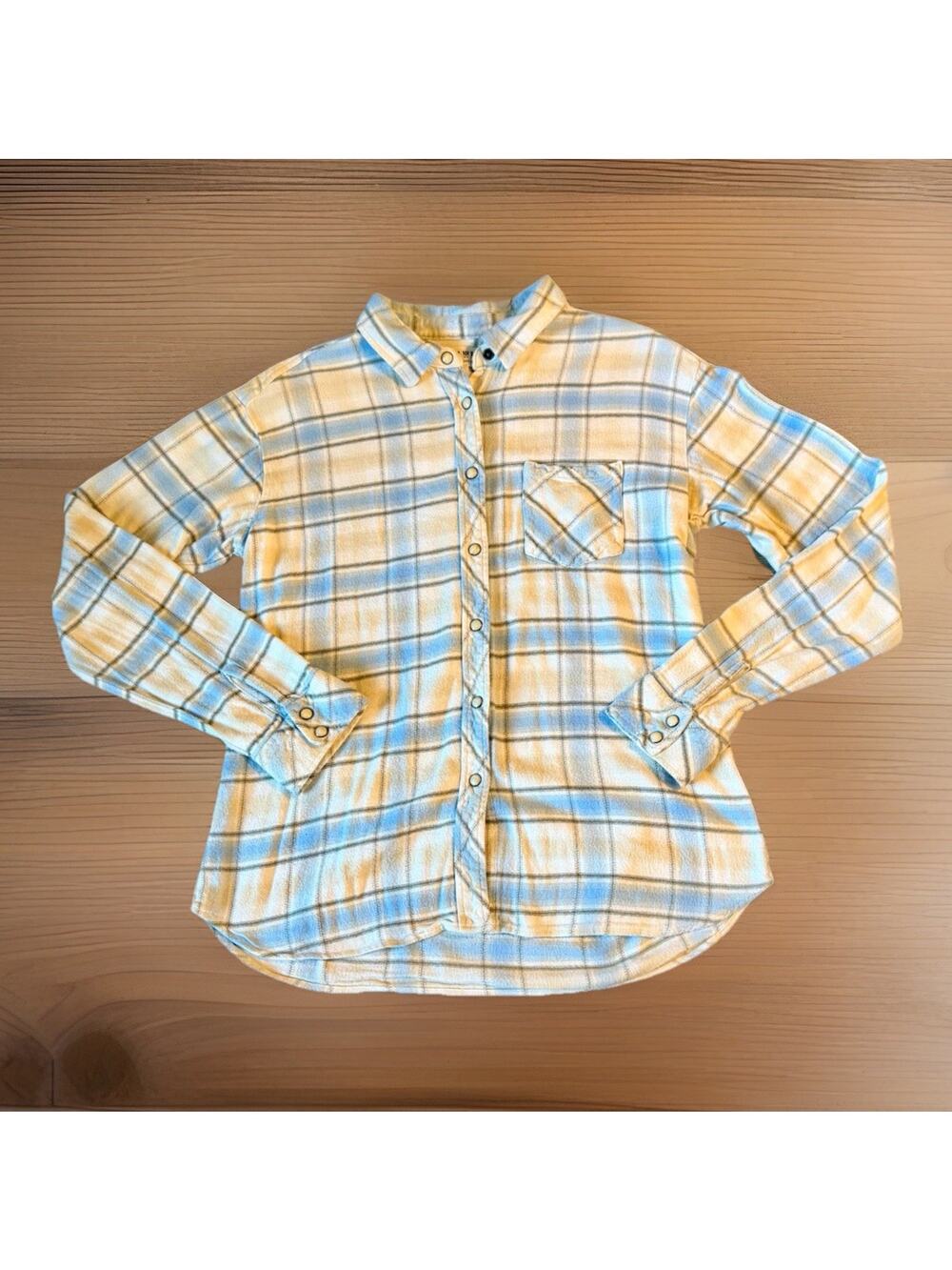 Idyllwind Miranda Lambert Western Plaid Flannel Shirt Size SP Pearl Snap Ranch